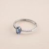 Sapphire Poise Ring｜藍韻之衡 925純銀藍寶石戒指