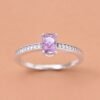 Violet Radiance Ring｜紫羅蘭流光 925純銀紫羅蘭尖晶石戒指