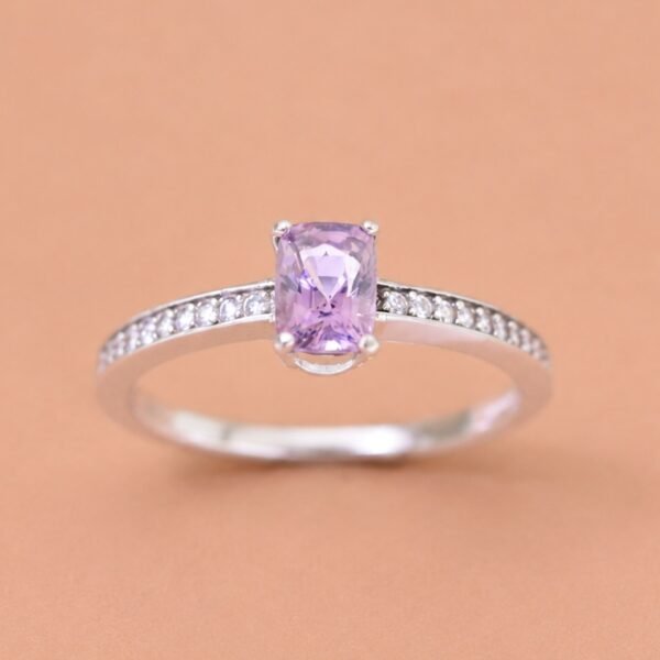 Violet Radiance Ring｜紫羅蘭流光 925純銀紫羅蘭尖晶石戒指