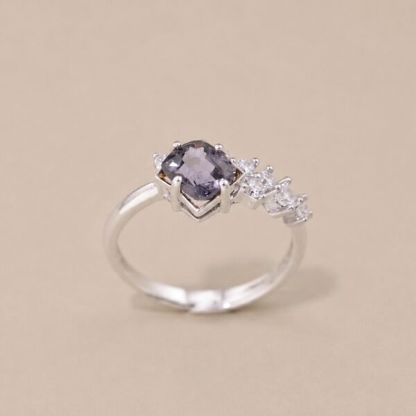 Lavender Dusk Ring｜薰紫暮光 925純銀薰衣草紫尖晶石戒指