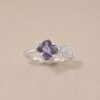 Lavender Dusk Ring｜薰紫暮光 925純銀薰衣草紫尖晶石戒指
