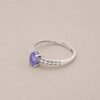 Twilight Tanzanite Ring｜暮紫星光 925純銀坦桑石鋯石戒指