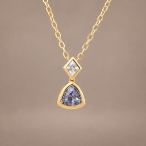 pendant18kgreyspinel2 Silver Mist Spinel Pendant|銀霧 18K黃金灰色尖晶石鋯石墜飾