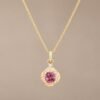 pendant18kpinkspinel1 Rose Radiance Spinel Pendant|玫曜流光尖晶石鑽石墜飾