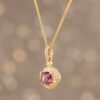 pendant18kpinkspinel4 Rose Radiance Spinel Pendant|玫曜流光尖晶石鑽石墜飾