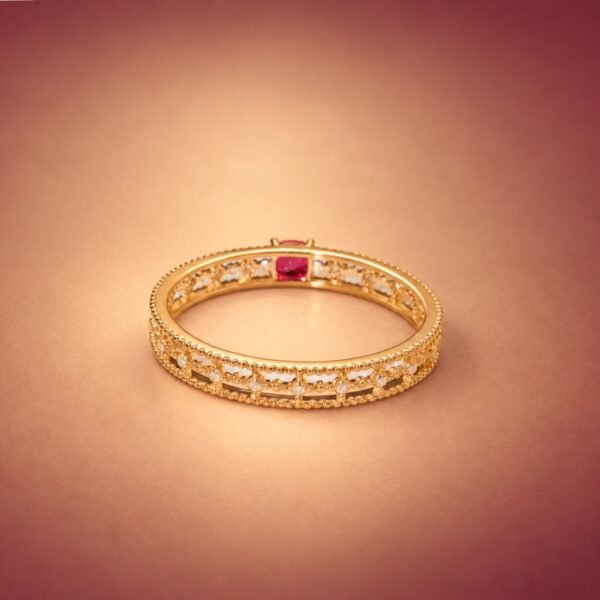 ringrubidiam5 Jedi Crimson Spinel Ring|絕地紅光 18K金紅尖晶石鑽石戒指